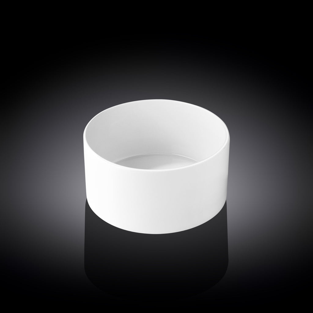 White Fine Porcelain Deep Bowl | 6" | 47 Fl Oz | Rolled Rim | Made in England | Sold Individually | Wilmax