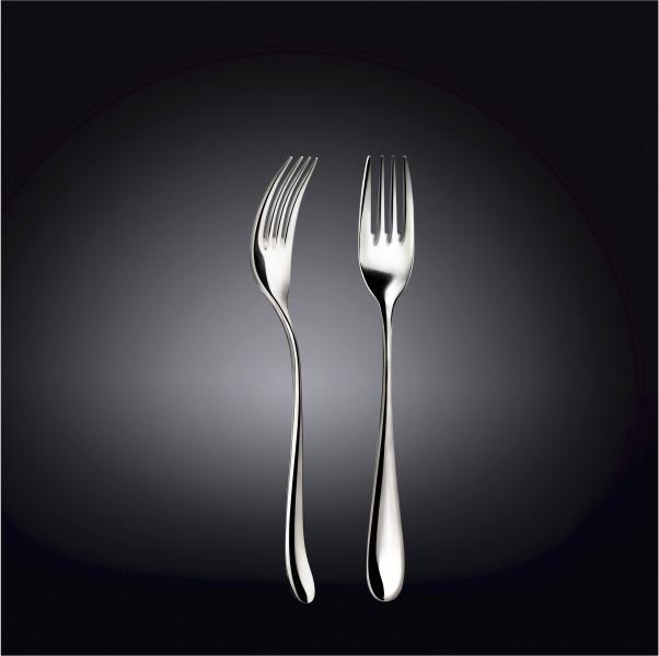 Wilmax Dinner Fork | 8" | High-Polish Stainless Steel | Made in England