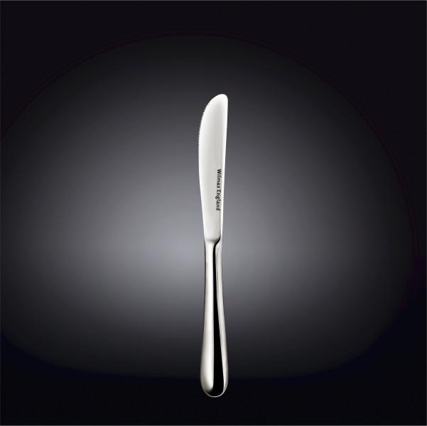 Wilmax Dessert Knife | 8" | High-Polish Stainless Steel | Made in England | Wilmax