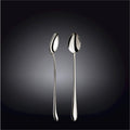 Wilmax Long Drink Spoon | Set of 12 | 7.75" | High-Polish Stainless Steel | Made in England