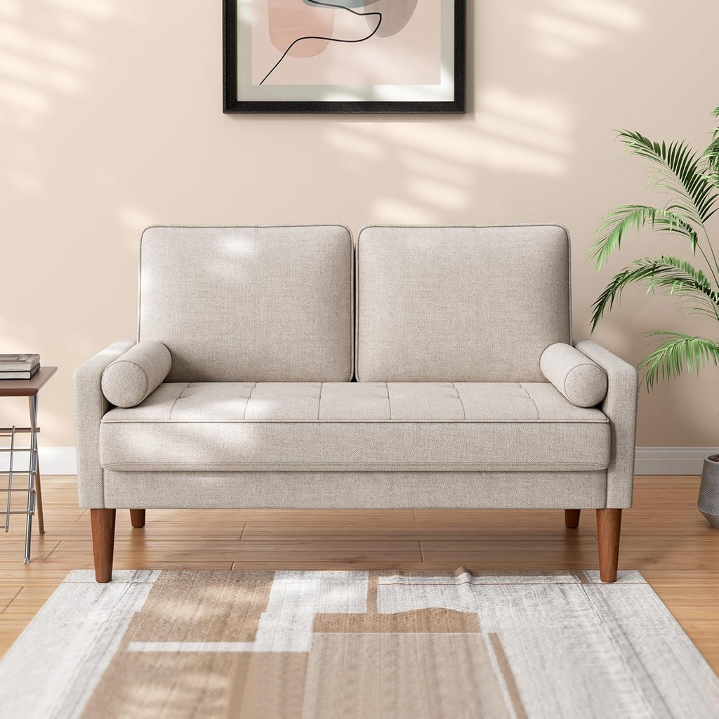 Ashbeige Modern Loveseat For Small Spaces Pocket Spring