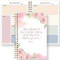 Bible Study Journal A5 Spiral Notebook Christian Devotional Planner