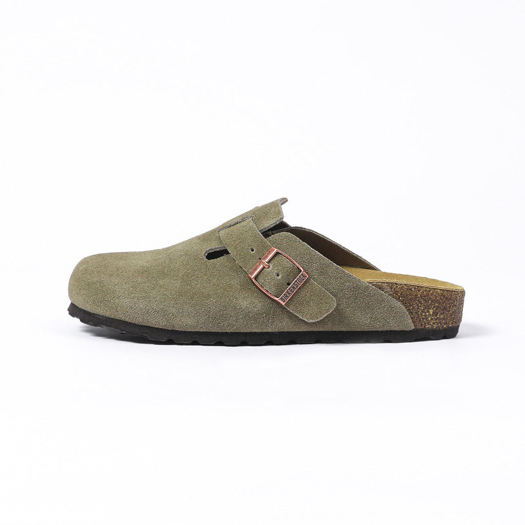 Boston Soft Footbed Suede Mules Fashion Women's Slippers