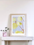 Art Print:  Milkweed on Pale Grey