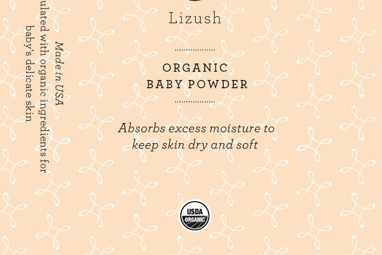 Prized Organic Baby Powder | Talc-Free | Arrowroot, Kaolin Clay & Sunflower Vitamin E | USDA Certified Organic | Made in USA