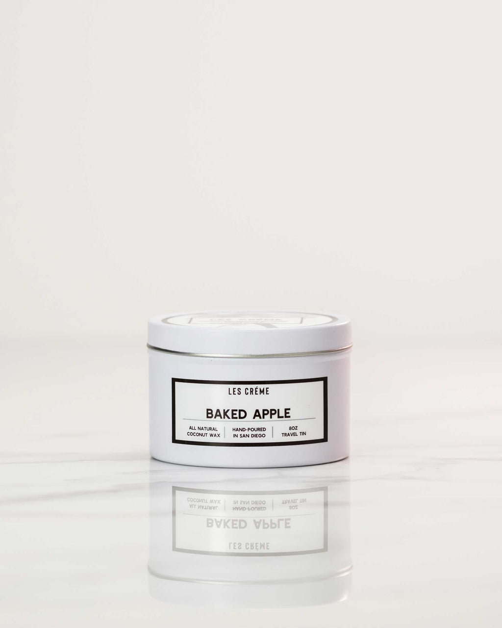 Baked Apple Coconut Wax Candle | Toxin-Free | Cinnamon, Nutmeg, Clove, Orange & Cedarwood | Les Crème