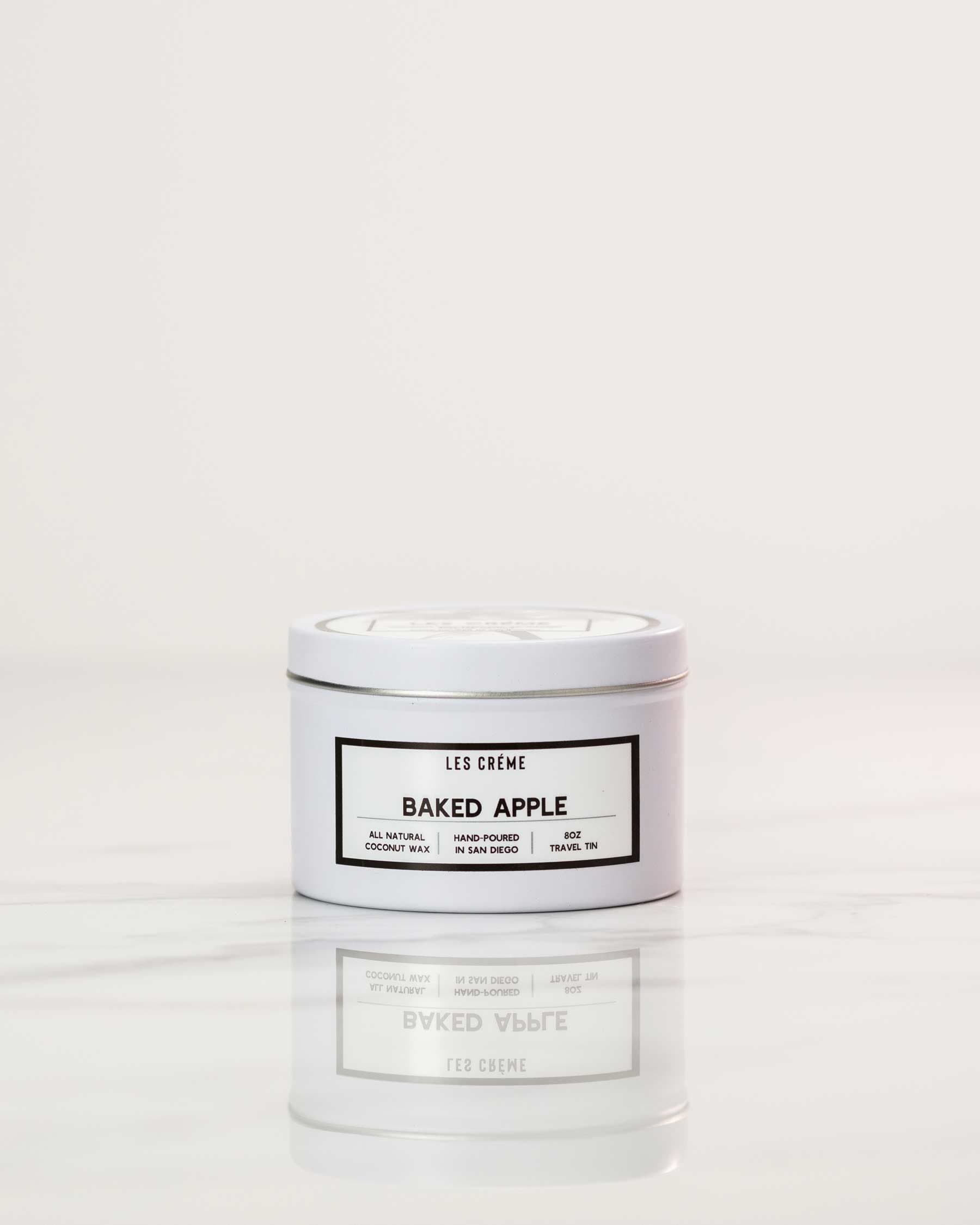 Baked Apple Coconut Wax Candle | Toxin-Free | Cinnamon, Nutmeg, Clove, Orange & Cedarwood | Les Crème