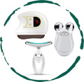 Lift, Sculpt & Glow Toolkit | 3-Device At-Home Spa Bundle | LED Therapy + Electric Gua Sha + Microcurrent | BeNat