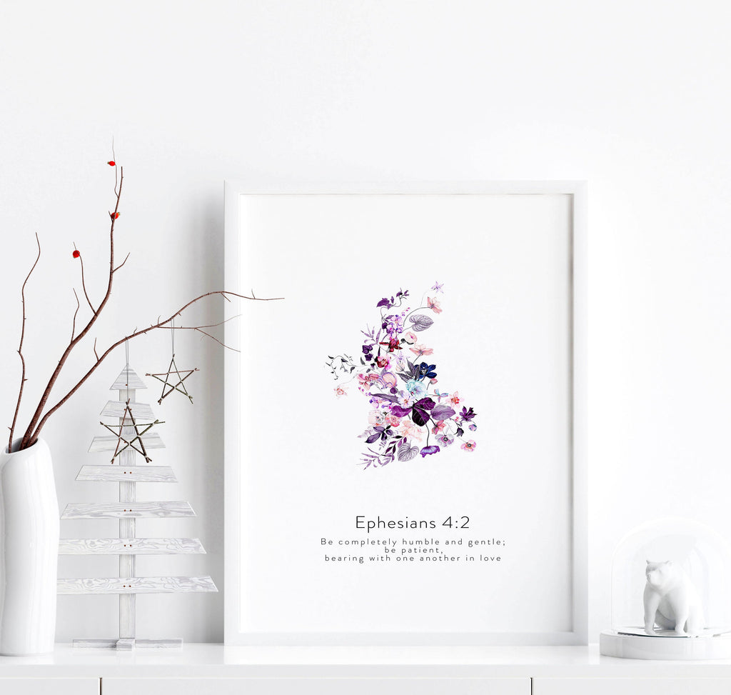 Bible wall art for bedroom | set of 3 wall art prints