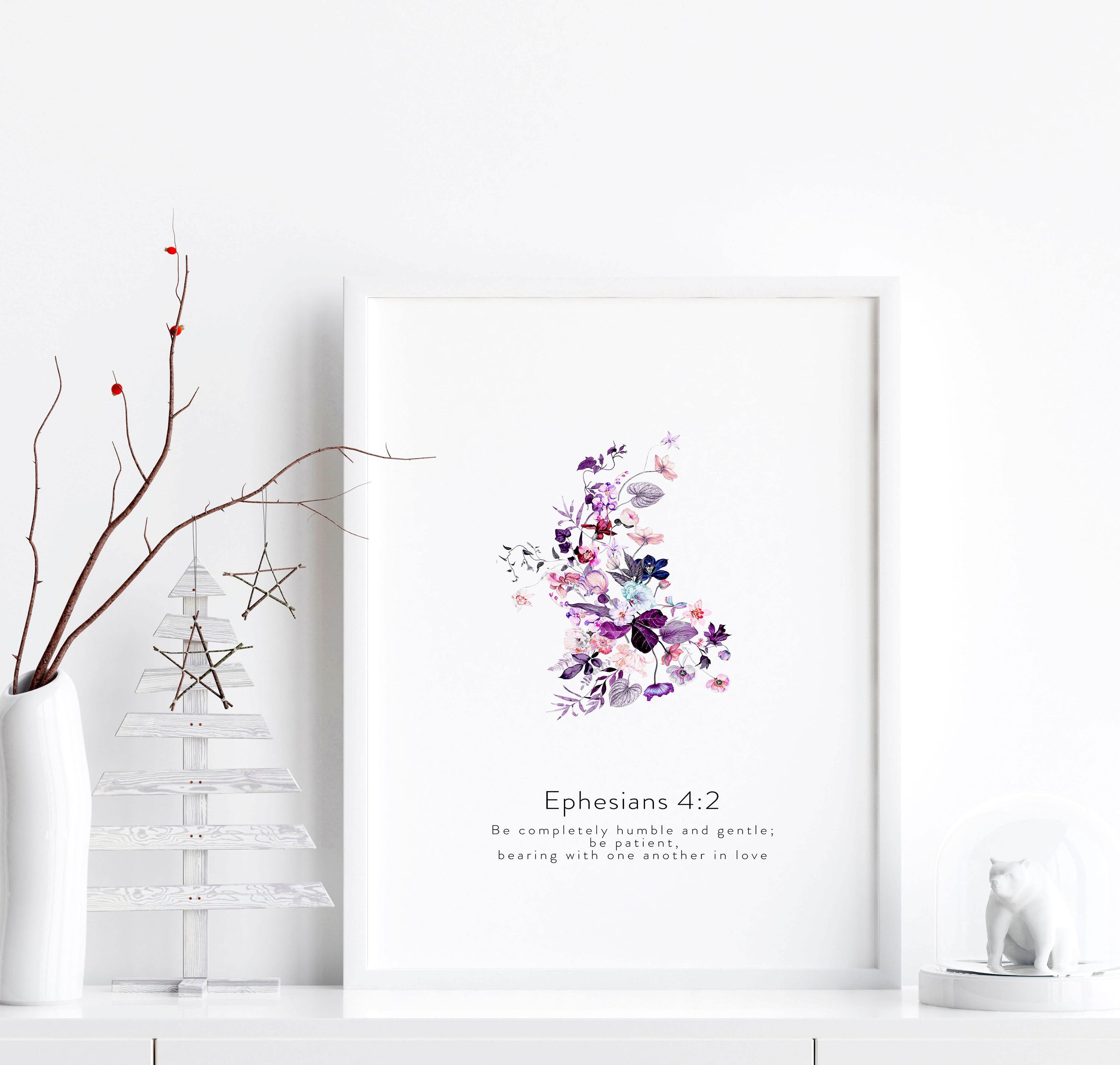 Bible wall art for bedroom | set of 3 wall art prints