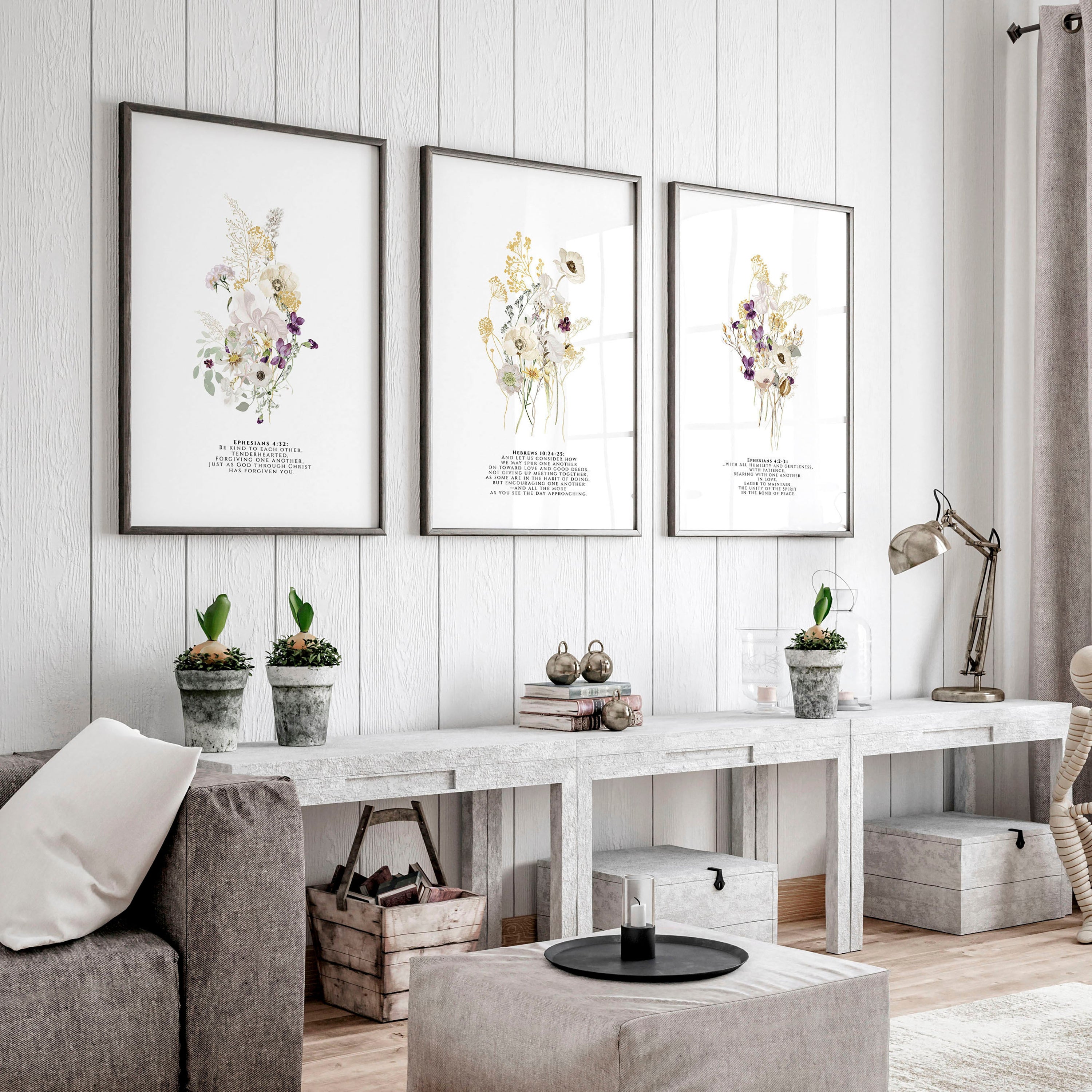 Christian posters | set of 3 Home decoration wall art prints