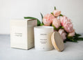 Green Lemon Soy Candle | 9 oz | Handmade | Glass Jar with Wooden Lid | 100% Natural | Lizush