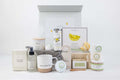 The Ultimate Get Well Gift Box | 16-Piece All Natural Care Package | Eucalyptus, Mint, Tea & More | Lizush