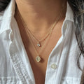 14KT Solid Gold Birthstone Charm | Natural Gemstone | Personalized Fine Jewelry