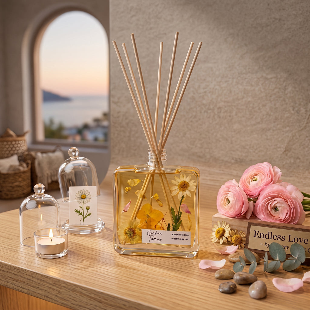 Botanical Reed Diffuser 4 OZ | Unique Gift Idea & Home Decor