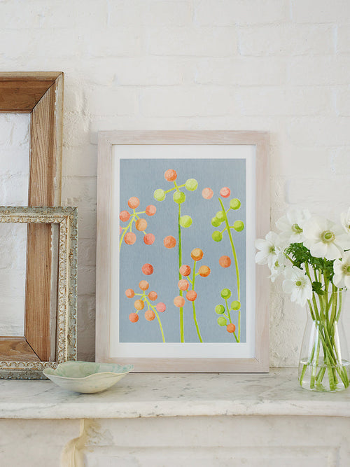 Art Print: Brunia on Grey | Signed Oil Painting Print