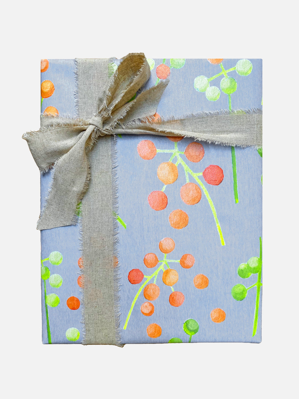Gift Wrap:  Brunia on Grey