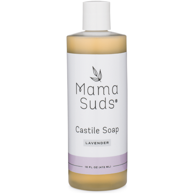 Castile Liquid Soap | 100% Pure Olive Oil | No Coconut | No Palm | Concentrated | 3 Scents | 16 fl oz & 1 Gallon | MamaSuds