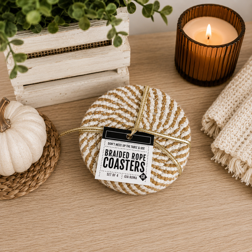 Fall Fabric Coasters