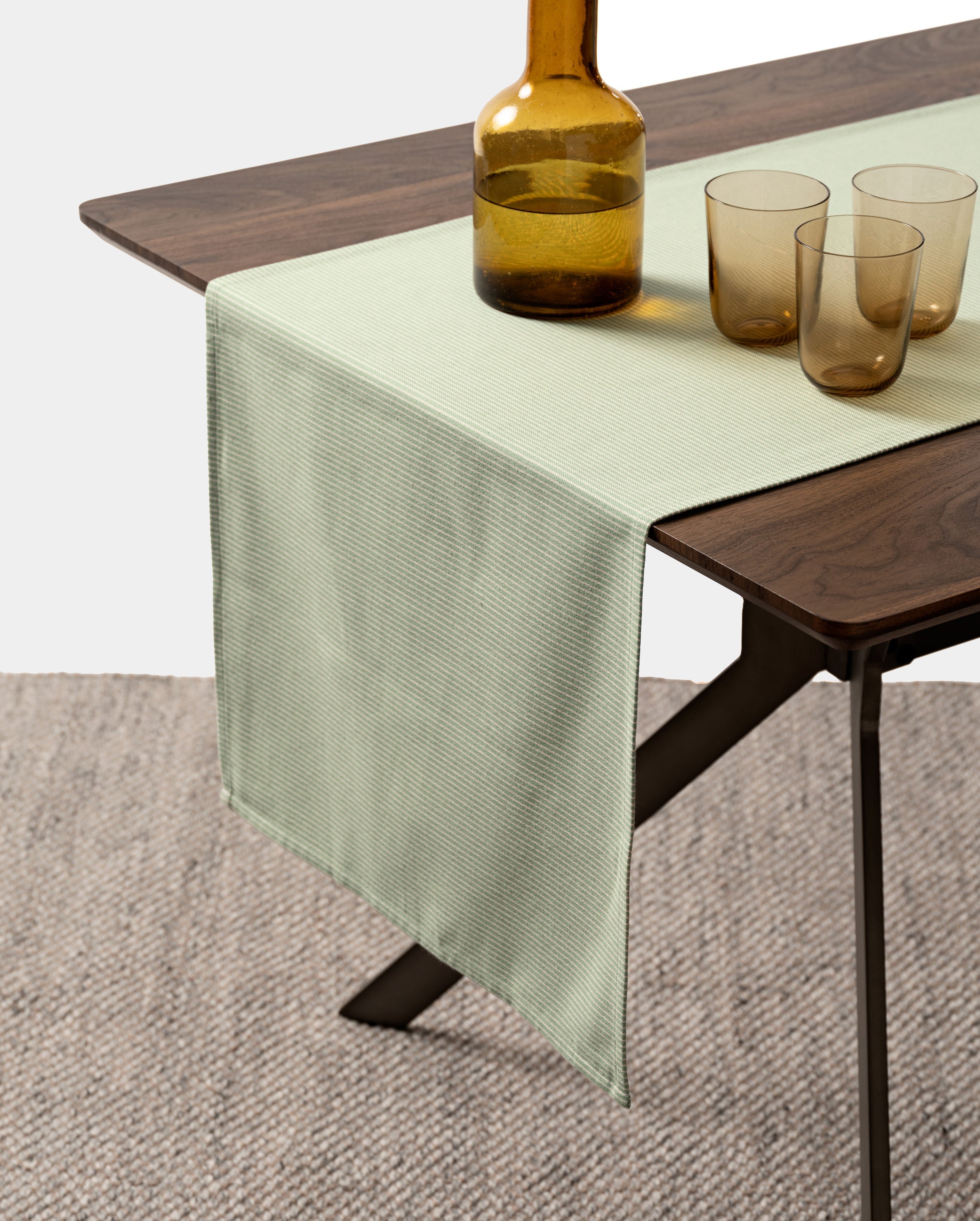 MEEMA Cloth Table Runner | Montreal, Quebec | 3 Weaves & 3 Colors | Upcycled Denim | Handcrafted