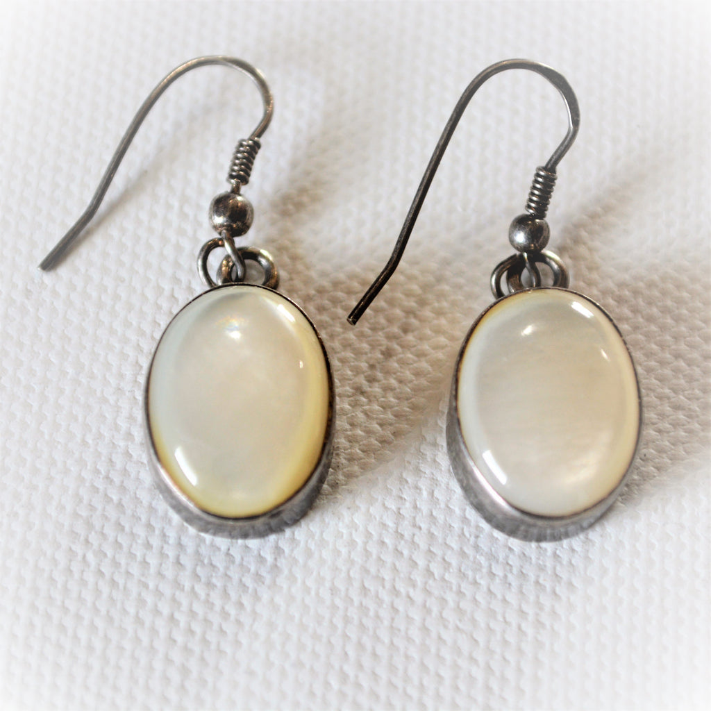 Silver Semi Precious Stone Earrings
