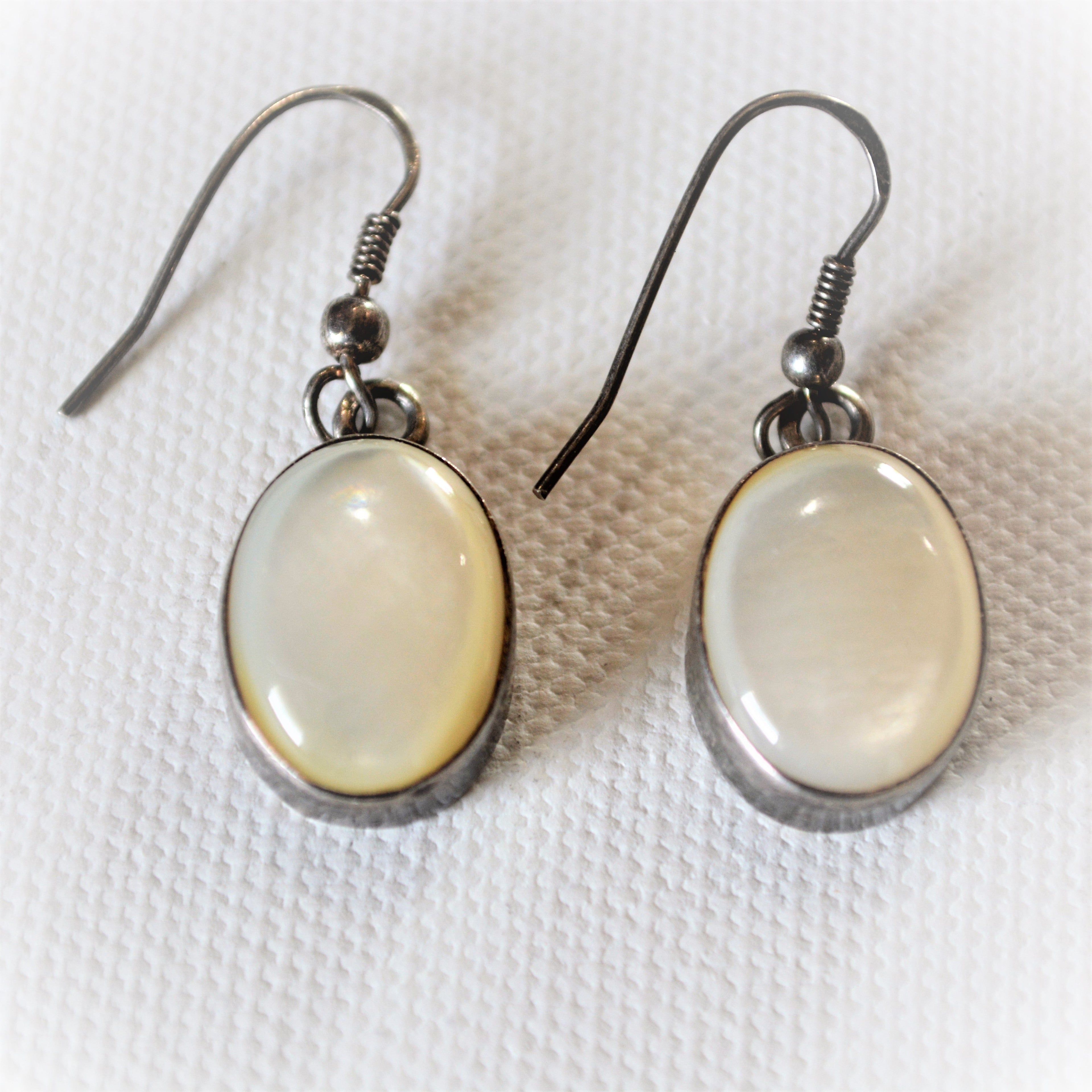 Silver Semi Precious Stone Earrings