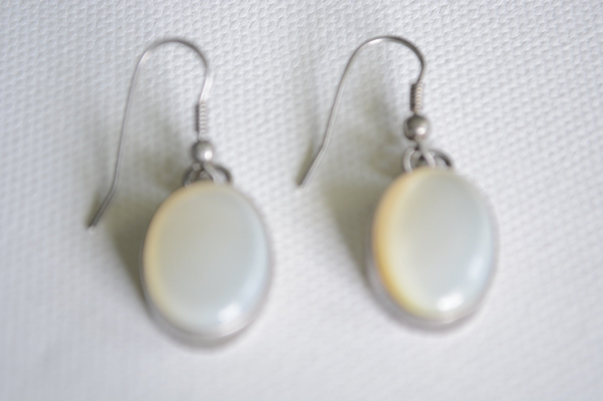 Silver Semi Precious Stone Earrings