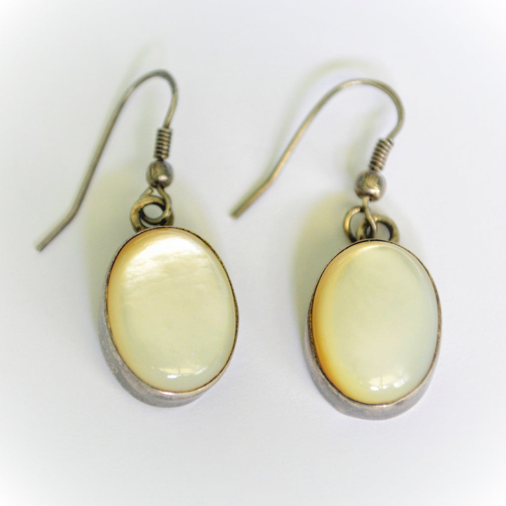 Silver Semi Precious Stone Earrings