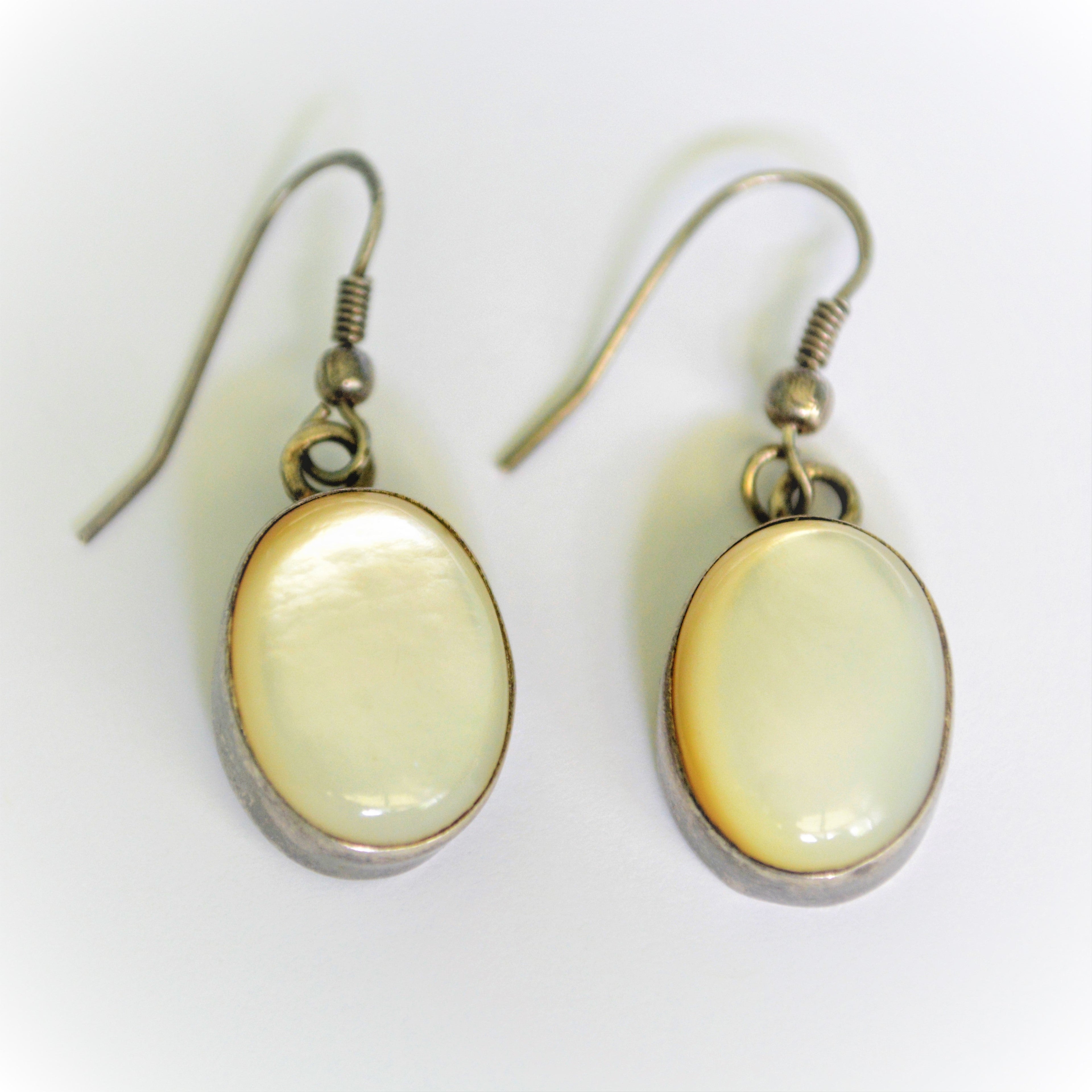 Silver Semi Precious Stone Earrings