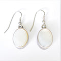 Silver Semi Precious Stone Earrings