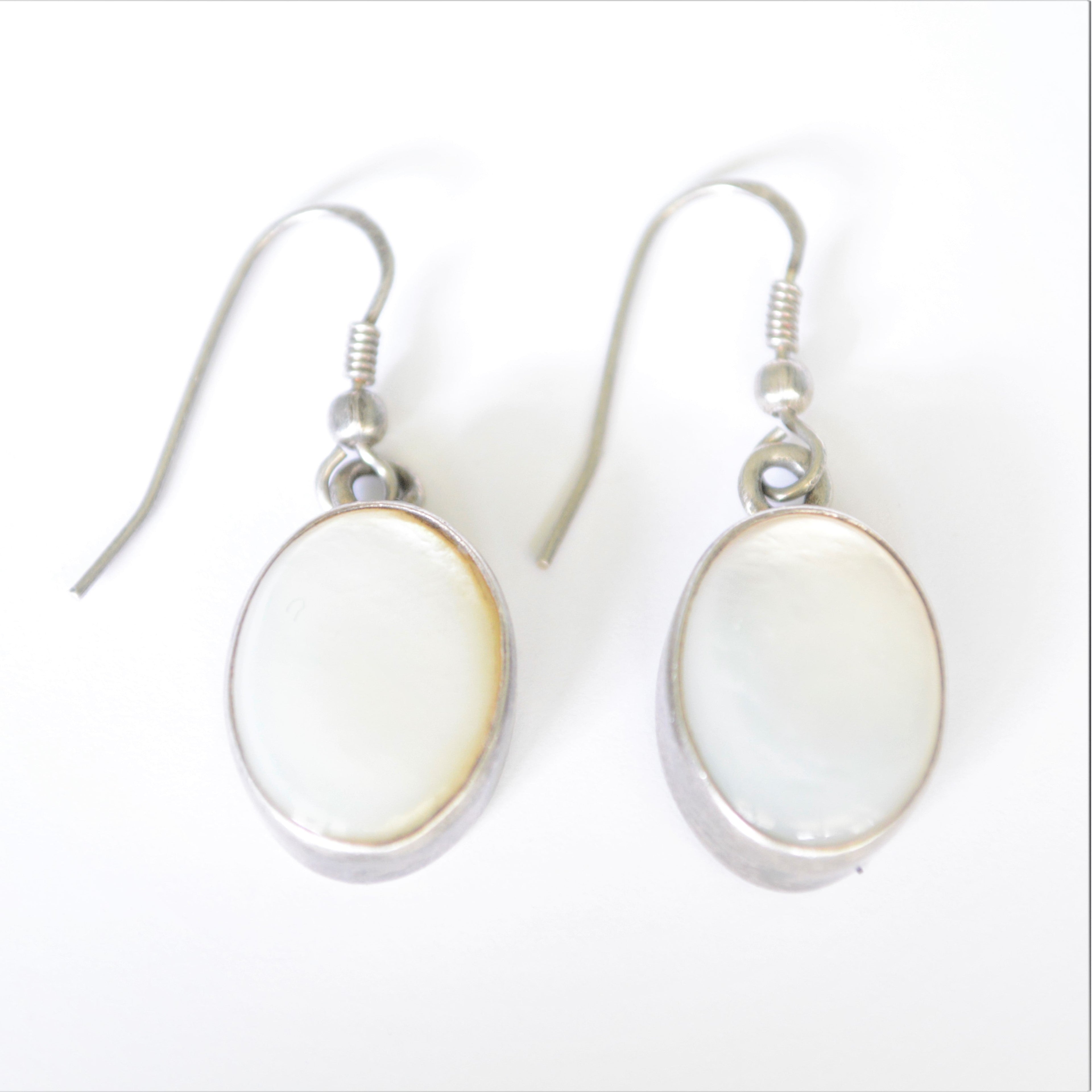 Silver Semi Precious Stone Earrings