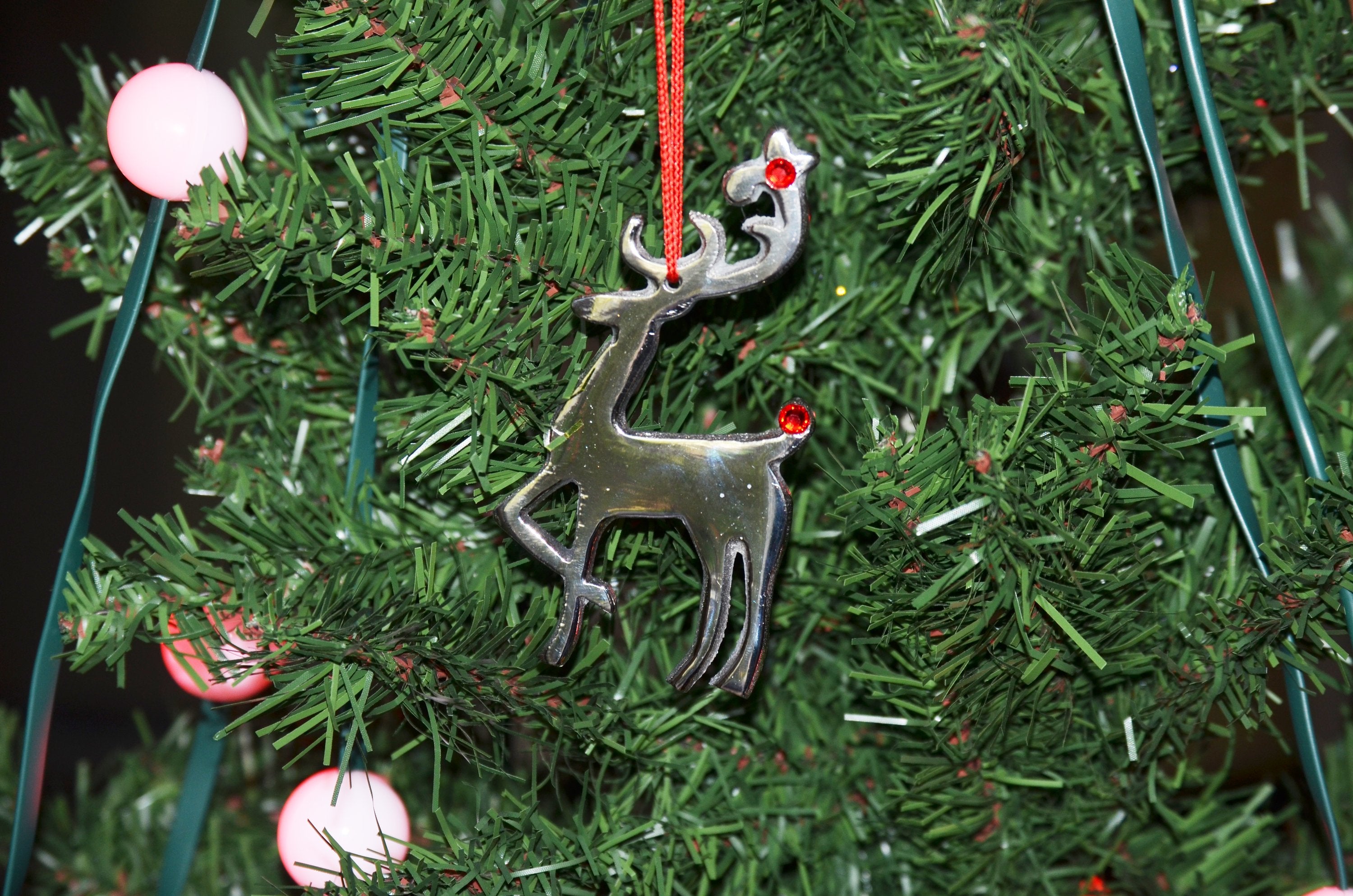 Handcrafted Reindeer Christmas Ornament