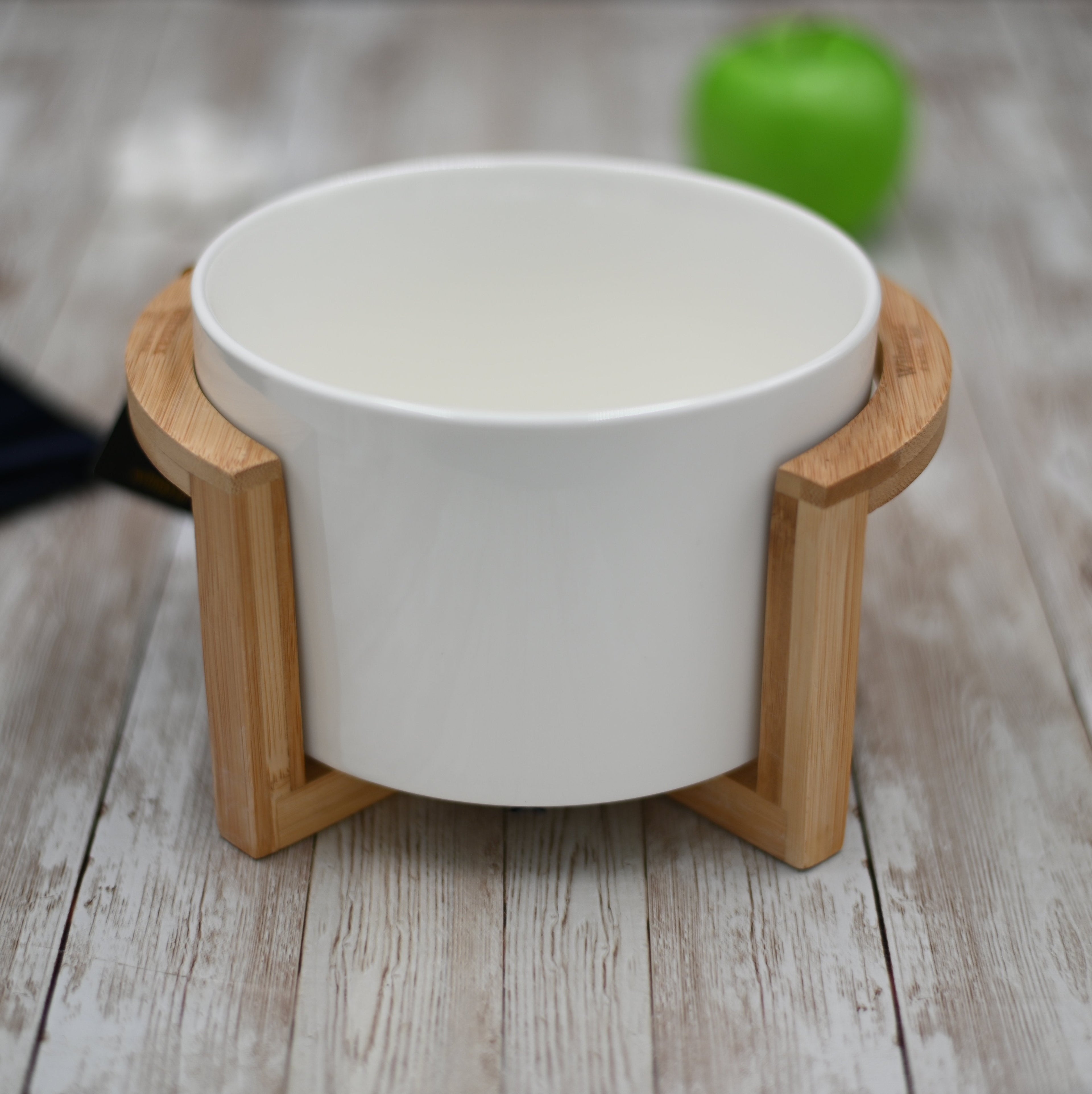 White Fine Porcelain Deep Bowl | 6" | 47 Fl Oz | Rolled Rim | Made in England | Sold Individually | Wilmax