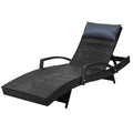 Gardeon Sun Lounge Wicker Lounger Outdoor Furniture Beach Chair