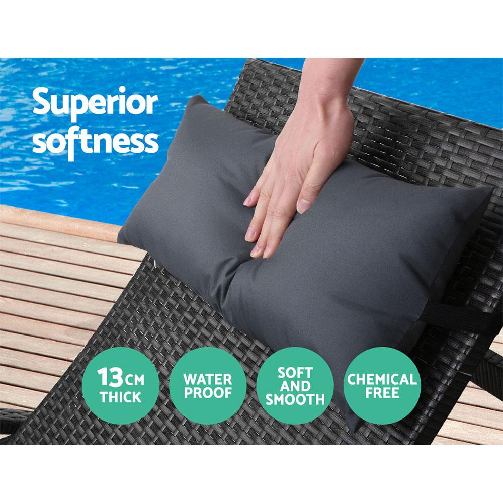 Gardeon Sun Lounge Wicker Lounger Outdoor Furniture Beach Chair