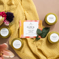 Floral Collection 4-Pack | Essential Oil Soy Candles | Travel Tins | Slow North