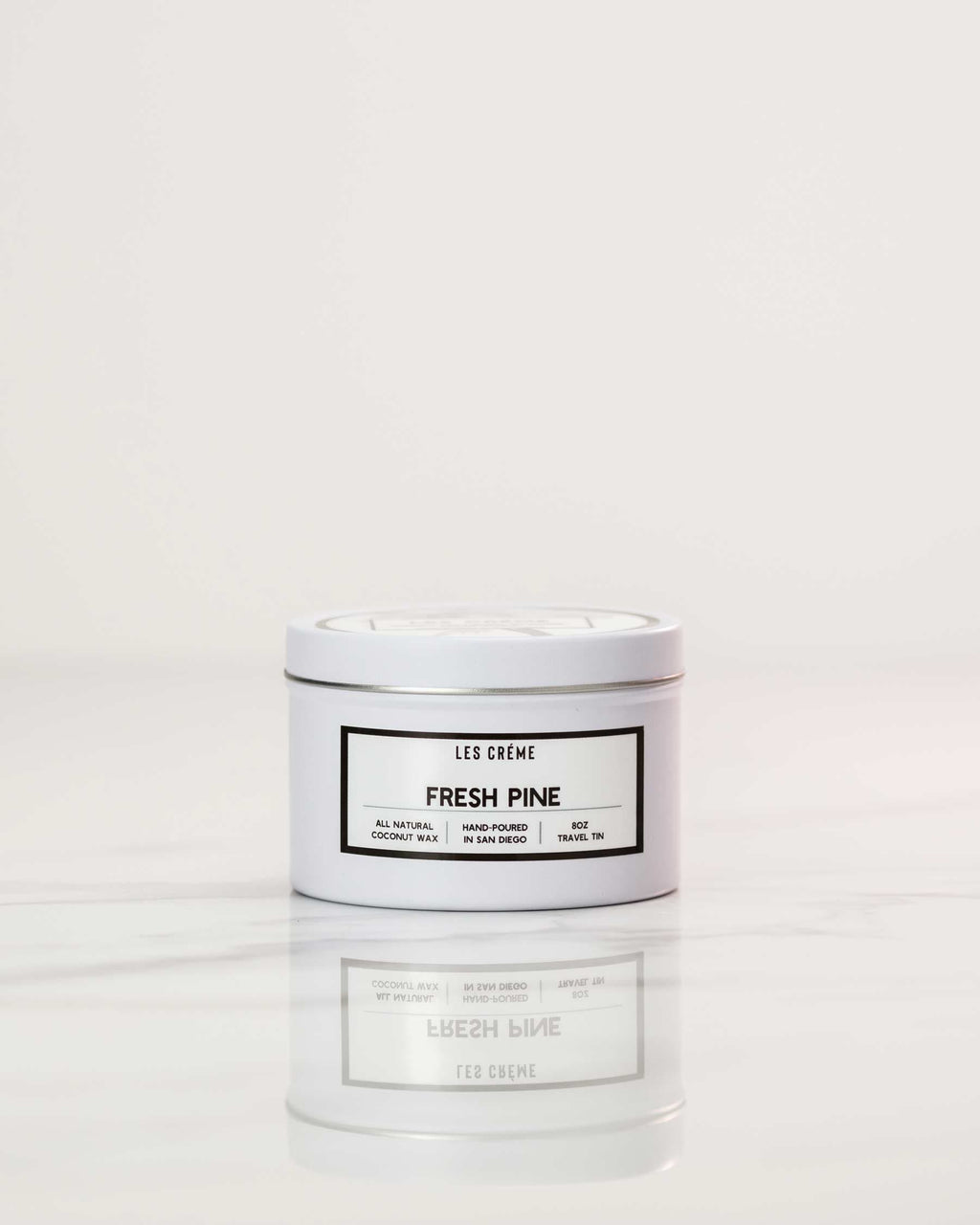 Fresh Pine | 100% Botanical All Natural Coconut Wax Candle | Toxin-Free | Vegan | Cotton Wick | Les Crème