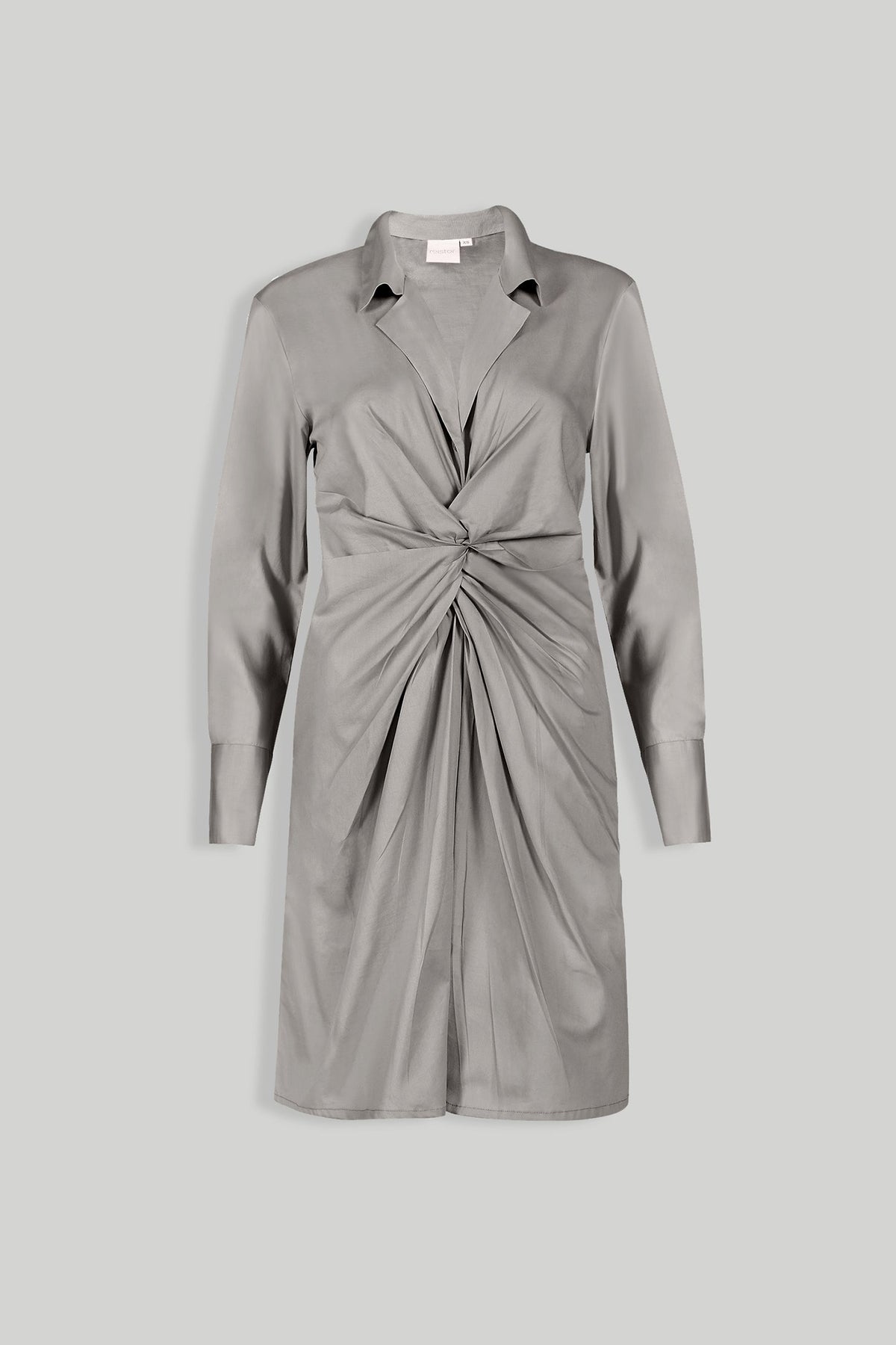 Front Twist Dress in Ecru