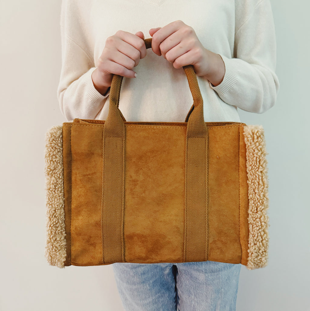 The Faith Tote Crossbody Bag | Bible, Journal & Devotional Carry | Teddy Luxe