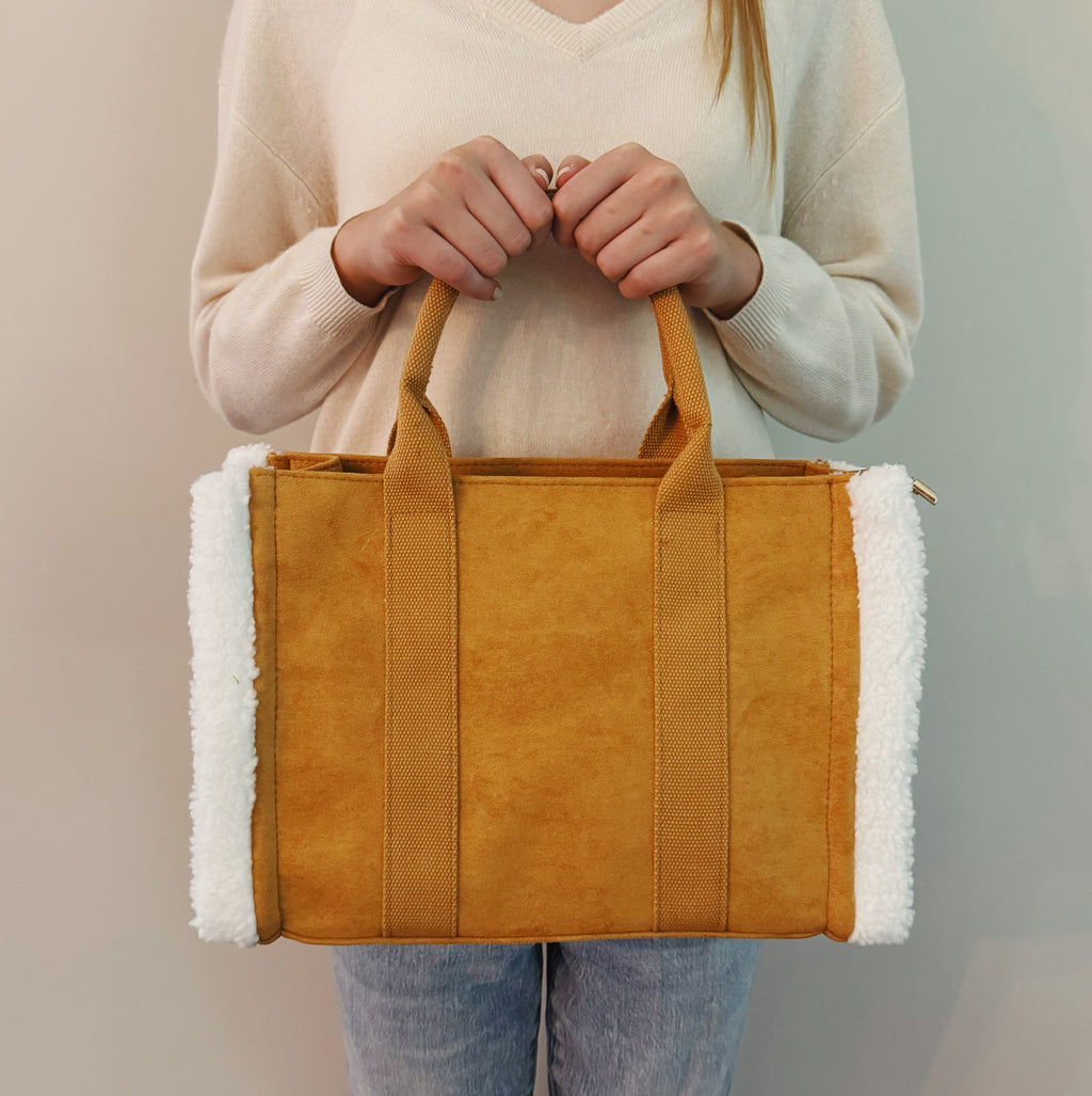 The Faith Tote Crossbody Bag | Bible, Journal & Devotional Carry | Teddy Luxe
