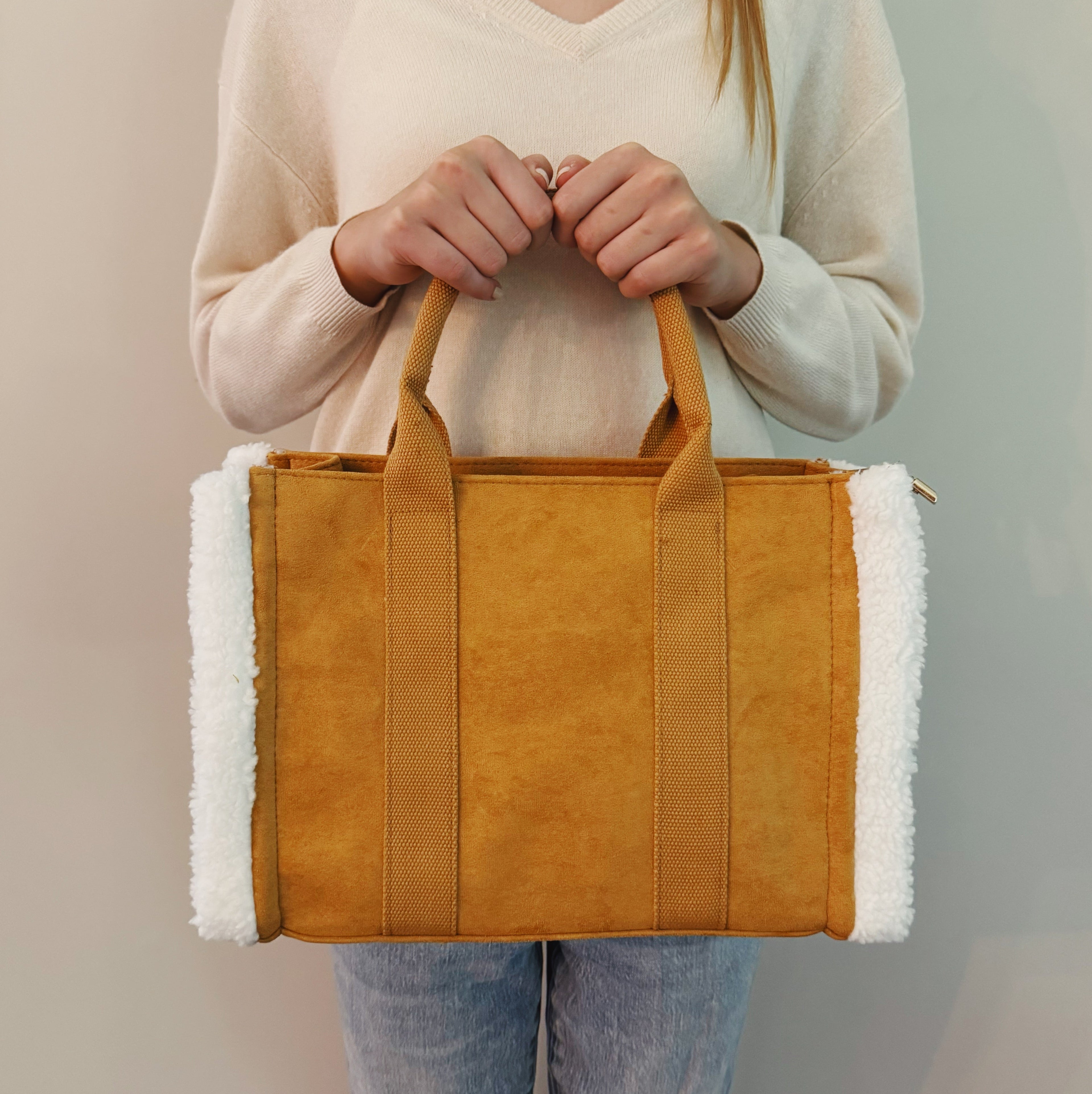 The Faith Tote Crossbody Bag | Bible, Journal & Devotional Carry | Teddy Luxe