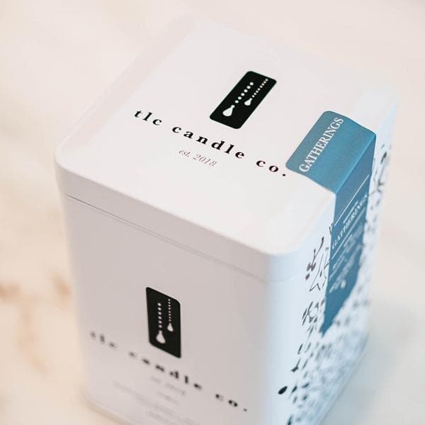 Gatherings | Red Currant, Pomegranate, Teakwood, Nutmeg & Ginger Soy Candle | 11 oz | 60-70 Hr Burn | TLC Candle Co.