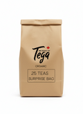 Organic Tea Sampler Surprise Bag | 25 Teas | Herbal, Black & White