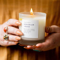 Geranium + Rose | Signature Candle | Crafted in Austin, Texas | Eco-Friendly | Slow North