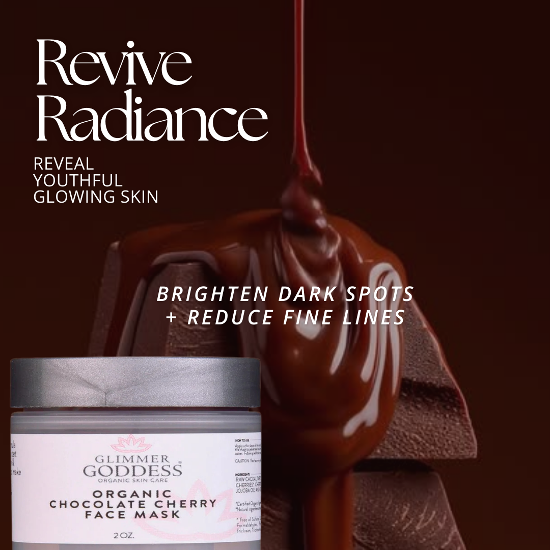 Handcrafted Organic Chocolate Cherry Face Mask – Antioxidant Anti-Aging Treatment