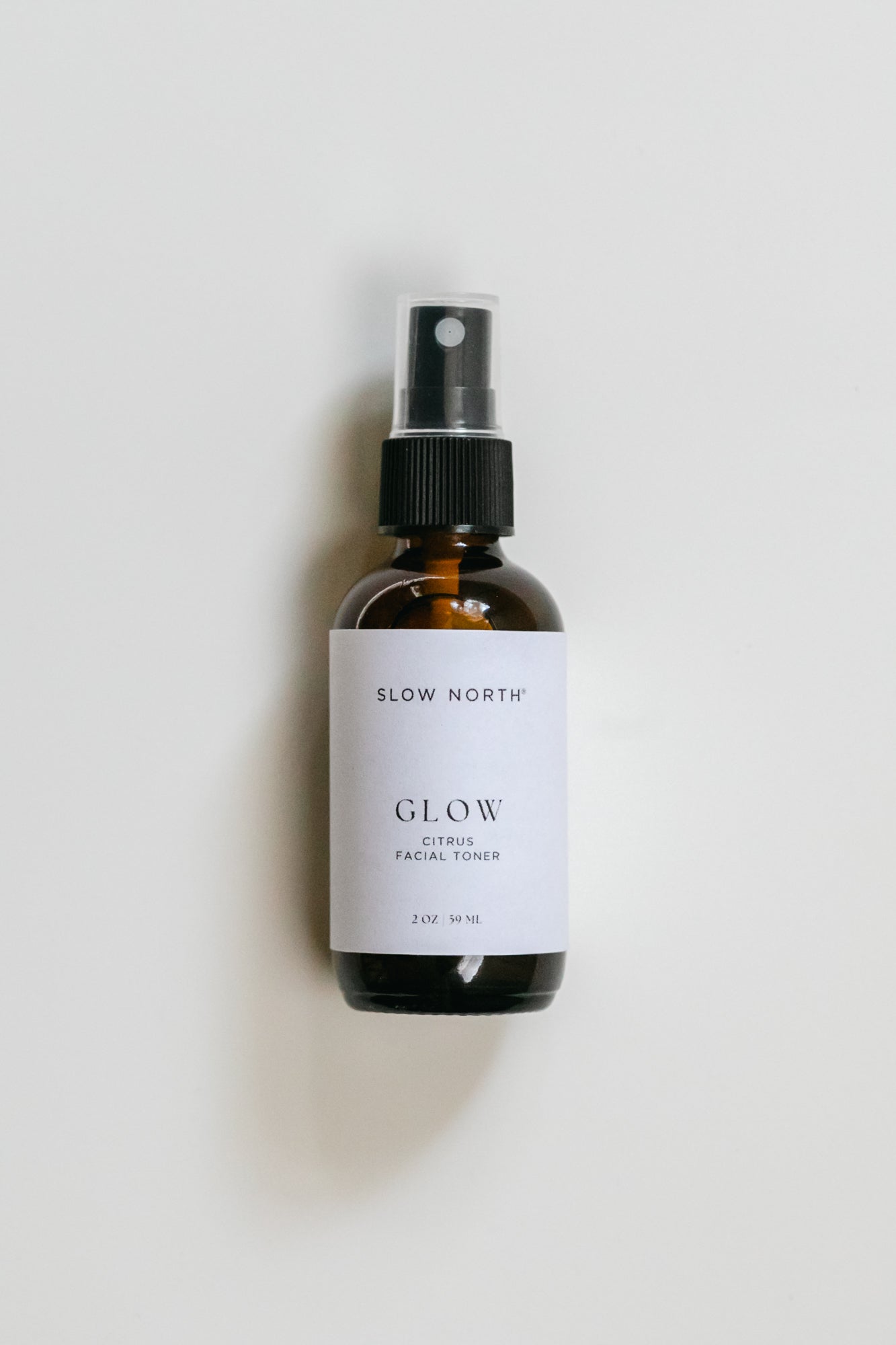 Glow Citrus Refresh Facial Toner | Aloe Vera, Witch Hazel & Rosemary | 2 fl oz | Slow North