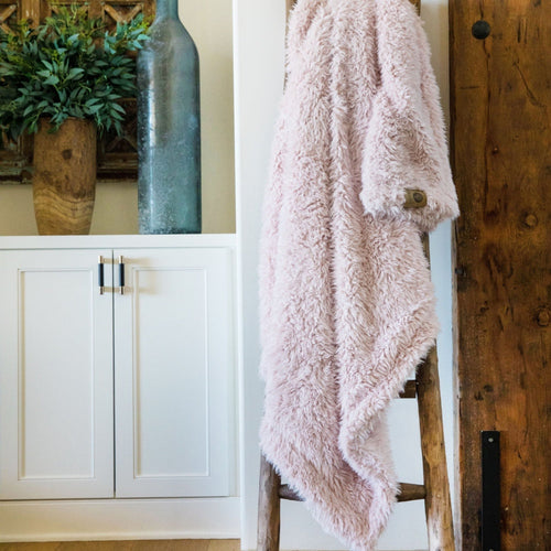 Angel Plush Blanket | Big Dusty Pink | Kids & Nursery Gift