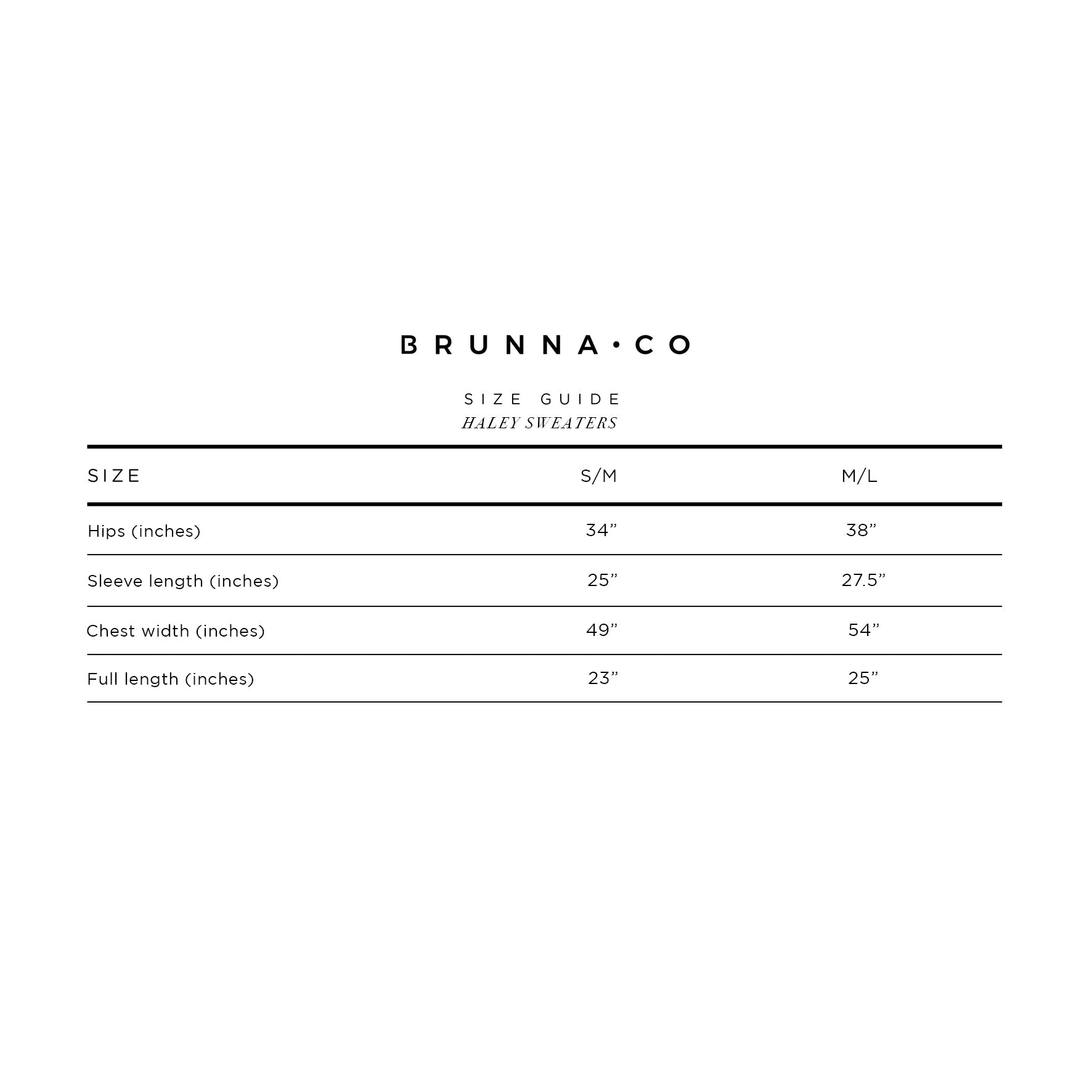 HALEY Bamboo Fleece Sweater in Black | Oversized Crewneck | BrunnaCo