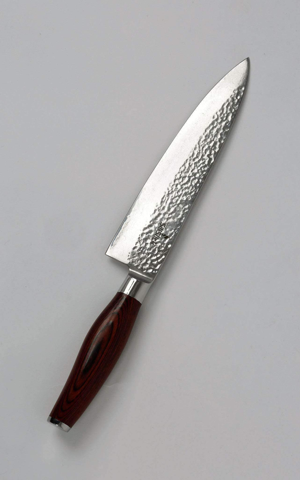 Damascus VG10 Chef Knife | 67-Layer Hammered Blade | Pakkawood Handle | 62+ Rockwell | Lifetime Guarantee | SiliSlick®
