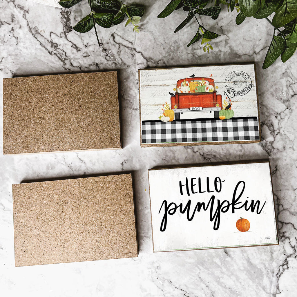 Hello Pumpkin Wooden Sign